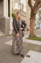 What to wear with a zebra-print dress