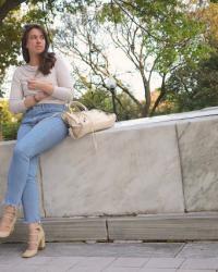 DIY: Frayed hem jeans