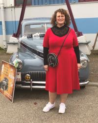 Hochzeitsmesse Mannheim - rotes Kleid OOTD