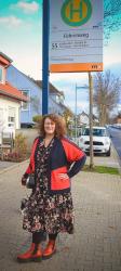 Kleid mit Chunky Boots tragen - OOTD