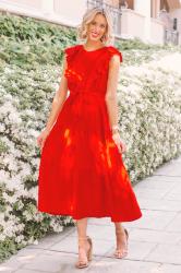 $34 Red Maxi Dress