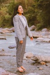 HOW TO STYLE TWEED BLAZER FOR WORK OUTFIT