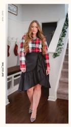How to Style Christmas Plaid Flannel Shirt