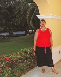 Die Jersey-Culotte im Urlaub