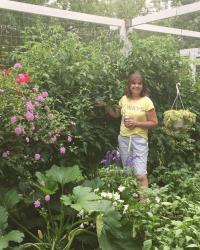 My New Screened-In Porch and a Video Walk Through of My Vegetable Garden