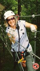 Ziplining with Screaming Eagles Adventures