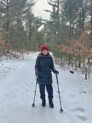 "Snow Shoe Trail" in the Black River Forest