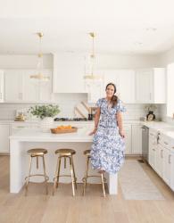 Lindsay’s White & Gold Kitchen Remodel Reveal!