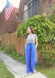 Deep Blue Burda Trousers