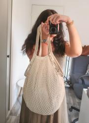 Zoom sur le sac filet Vanessa Bruno