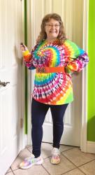 It’s Tie Dye for ”Over the Rainbow”