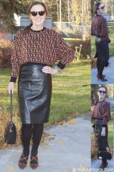 You Can be Effortlessly Chic in Brown with Black