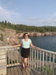 Enjoying the Views at Palisade Head and Shovel Point in Tettegouche State Park,  Minnesota