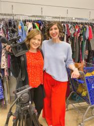 Come Thrifting With Me and NBC15 News!