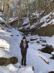 Hiking Parfrey's Glen in Winter