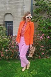 Orange, Pink and Floral