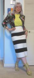 Bold Stripes, Chartreuse Accents and Kenzo Floral