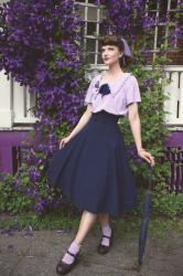 Cl&eacute;matite &eacute;toile violette

Outfit rundown:
Skirt: Innocent World
Top: GU (with added blue&hellip;
