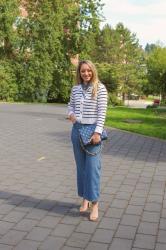 Fall Essentials: Cropped Cardigans and Wide Leg Jeans