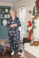 Luxurious Silk Pajamas – All is Calm, All is Bright