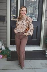 Monochromatic  Brown Office Outfit