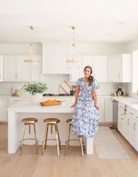 Spring Kitchen Decor + Favorite Anthropologie Dress Back In Stock