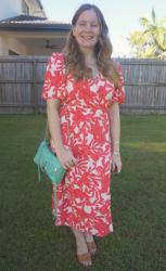 Kmart Floral Print Dresses and Turquoise Mini MAC