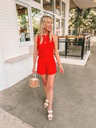 Monochrome Red Summer Outfit