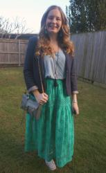 Midi Skirts and Blazers