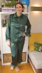 Silky Green Pyjamas + Style With a Smile Link Up