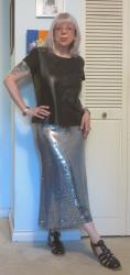 Stricken in Sequins and Leather