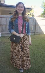 Maxi Skirts, Pink Tees and Denim Jackets