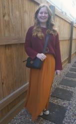 Knits and Maxi Skirts