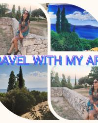 TRAVEL WITH MY ART #37: A SEAVIEW FROM A PARK (SPLIT, CROATIA)