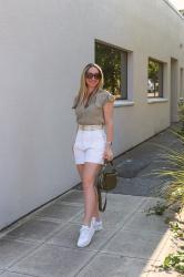 Summer Outfit: Casual Linen, Cotton, and Sneakers