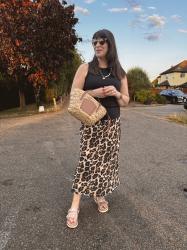 Leopard Print Skirt Styling - Chicandstylish #Linkup