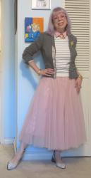 A Froth of Tulle and a Preppy Blazer