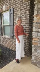 Linen Skirt for Fall 3 Ways