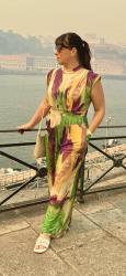 Styling a vibrant jumpsuit  - Chicandstylish Linkup