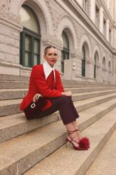 FALL COLOR COMBOS: RED AND BURGUNDY