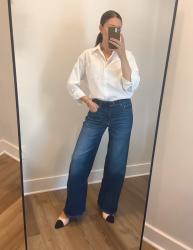 How to Wear Wide Leg Jeans