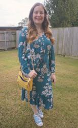 Kmart Anko Floral Midi Dresses And Yellow Bags