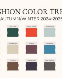 F/W 2024/25 FASHION TRENDS FROM FASHION SHOWS: The Colors Trend (Part 1)