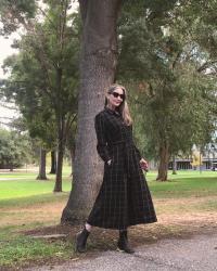 Garnet Hill Flannel Dress