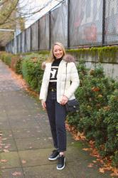 Winter Style: Apres Ski Sweater + Puffer Coat