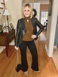 How to Wear Brown and Black Together this Holiday Season