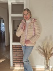 Beige Steppjacke von Zwillingsherz