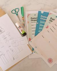 Organise your sewing patterns with the Sewing Pattern Envelope Storage Organisers