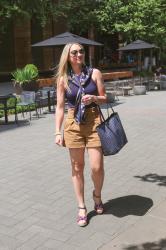 Summer Style: High Waist Paperbag Shorts
