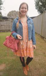 Floral Dresses, Denim Jackets and Balenciaga Bags